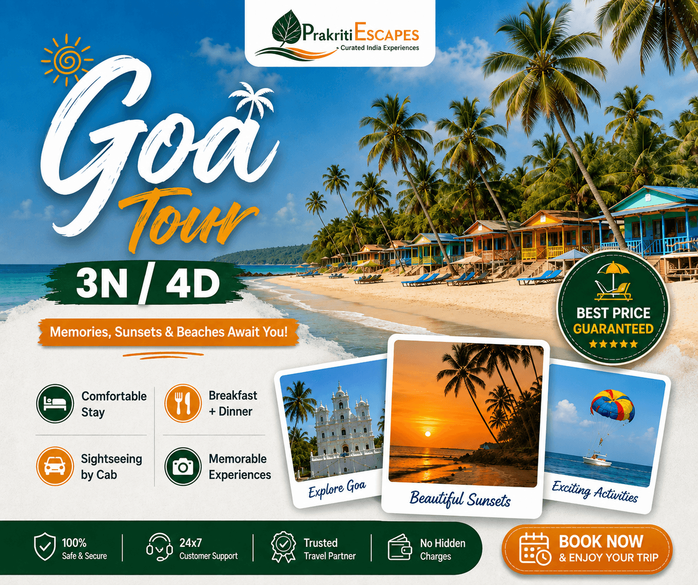 Goa 3N/4D Tour Package tour package