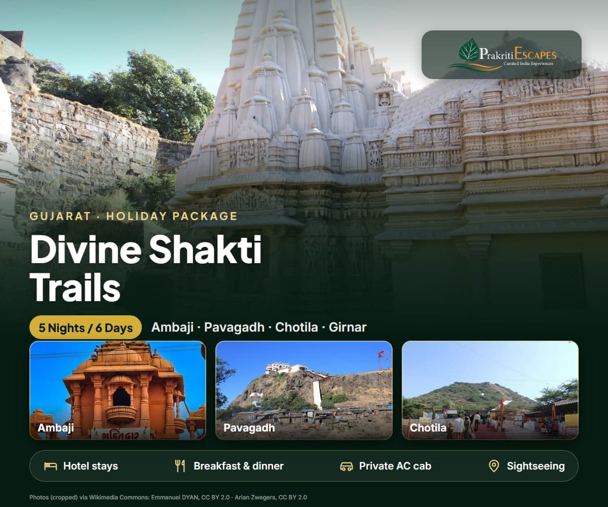 Gujarat Divine Shakti Trails – 5N/6D tour package