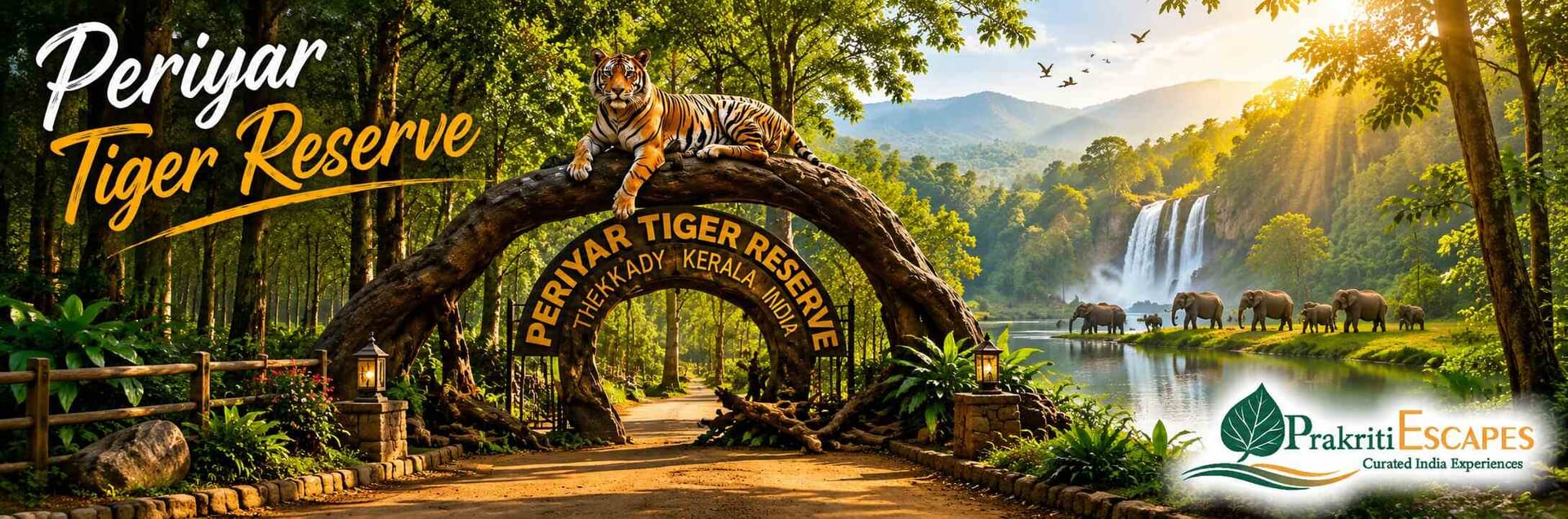 Periyar Tiger Reserve - Safari & Nature Tour in India | Prakriti Escapes