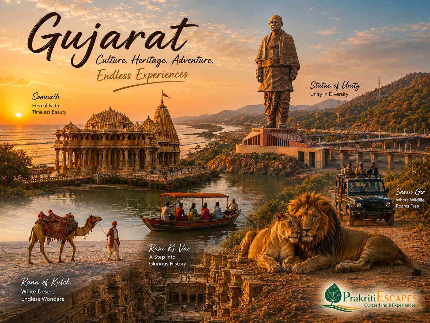 Gujarat - Safari & Nature Tour in India | Prakriti Escapes